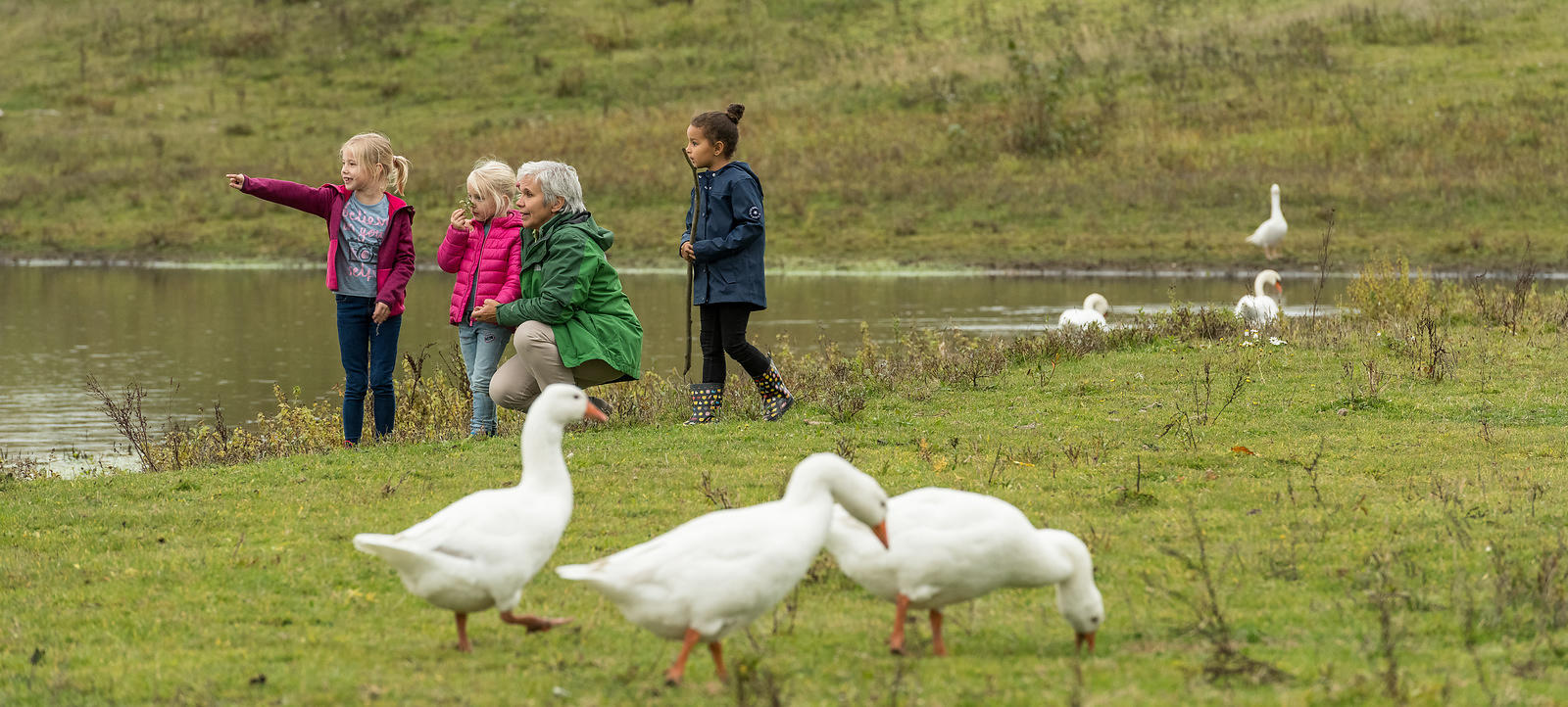 MaasVerkenner met kinderen © Rudi Van Beek