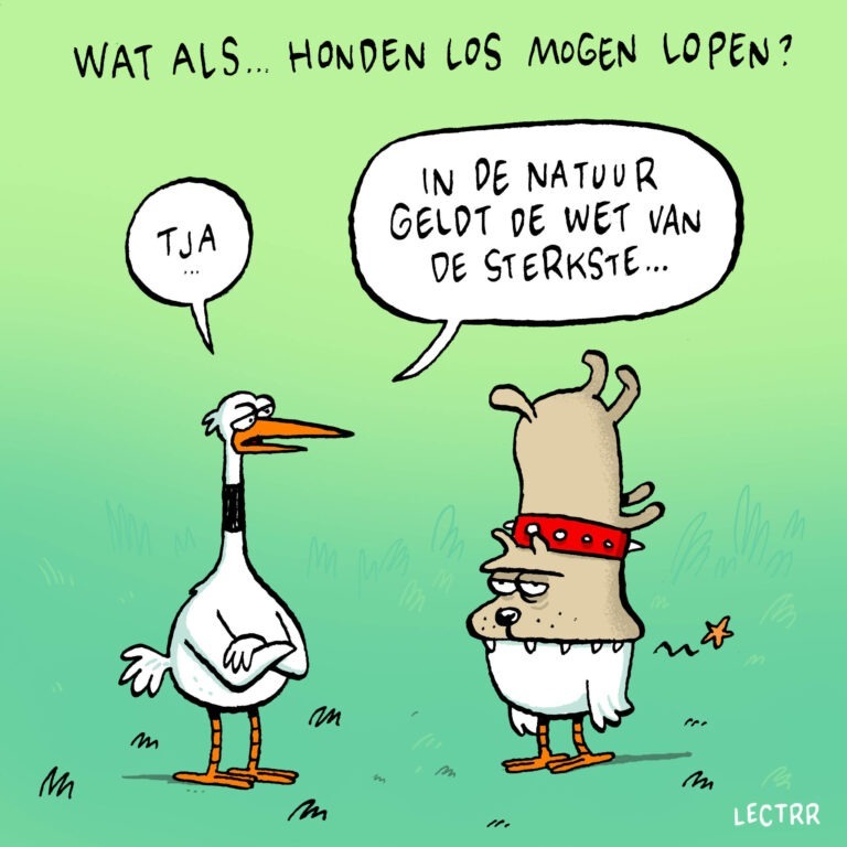 Cartoon honden ©Lectrr