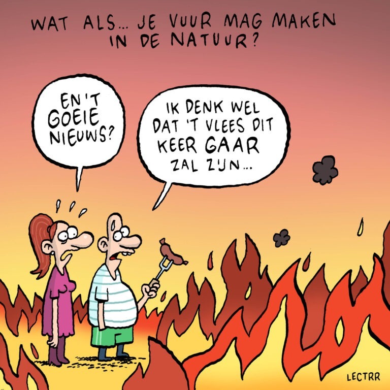 Cartoon vuur ©Lectrr