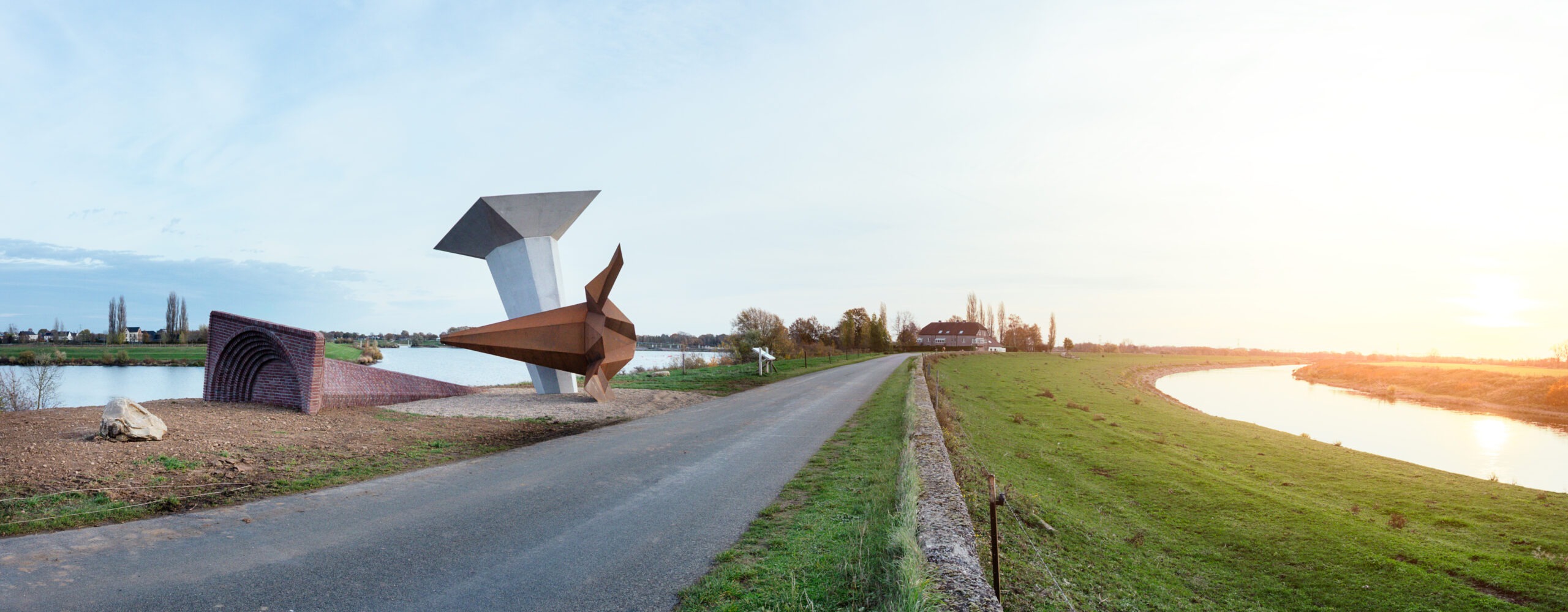 Kunstwerk Echoes of a Landscape voor Kunst aan de Maas